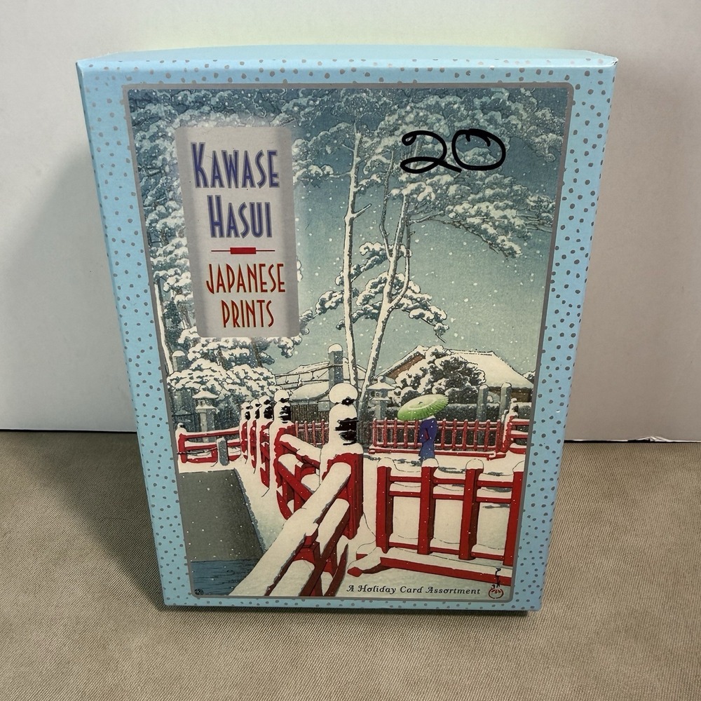 Kawase Hasui  Boxed  Holiday Cards  20 cards and envelopes
